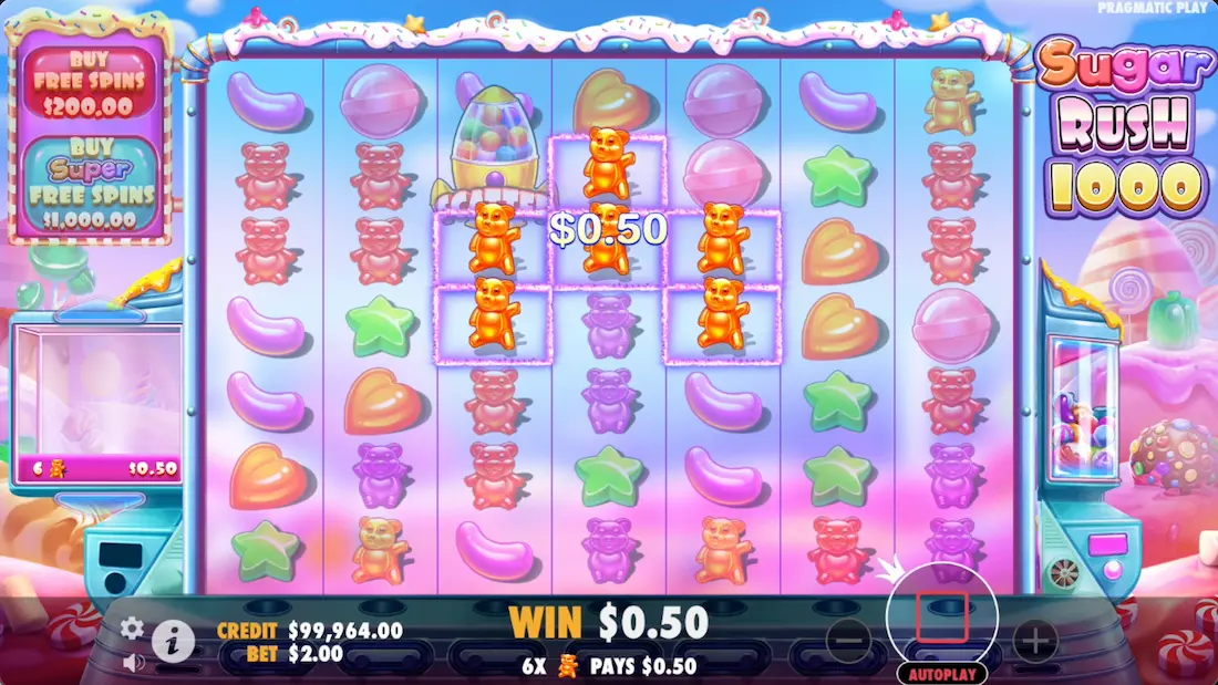 Vue Sugar Rush 1000